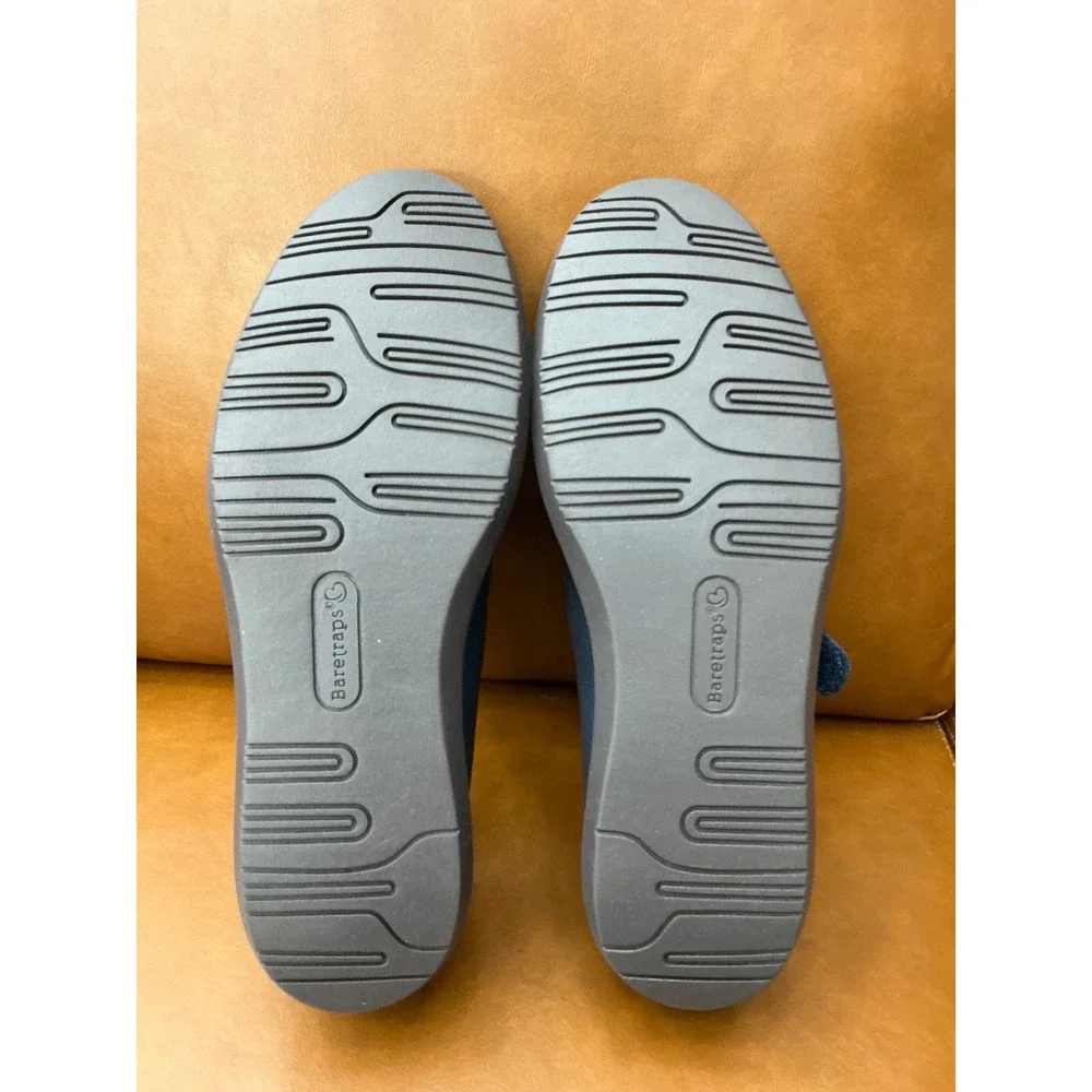 Baretraps Joesie Mary Jane Shoes Womens 7.5 Denim Blue Comfort Flats